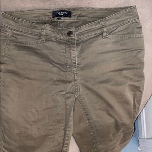 Talbots Size 4p green pants